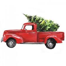 Best Pickup Truck Diy Christmas Trees Ideas Christmas Watercolor Christmas Red Truck Christmas Paintings