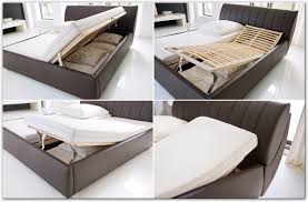 Preise vergleichen und bequem online bestellen! Designer Lederbett Polsterbett Weiss Mit Lattenrost Bettkasten Luxus Supply24