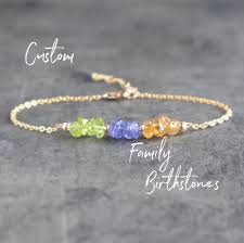 Birthstone Jewelry For Grandma Mothers Day Gift Personalized Gift Birthstone Bracelet For Etsy Birthstone Bracelets Grandma Bracelet Jewelry Gifts