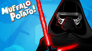 How To Draw Kylo Ren From Star Wars With Muffalo Potato Muffalo Potato Drawings Star Wars