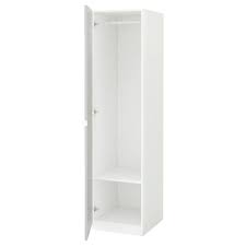 The shorter pax stands at 79 1/4″, just an inch taller than your ceiling. Pax Wardrobe White Vikedal Mirror Glass 19 5 8x23 5 8x79 1 4 Ikea