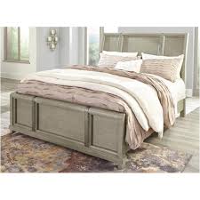 If you're sick of your toes sticking out over the edge, then a california king bed size is ideal for you. B732 78 Ashley Furniture King California King Sleigh Bed