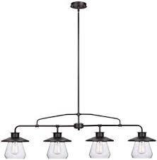 Check spelling or type a new query. Amazon Com Globe Electric 65382 Nate 4 Light Pendant Oil Rubbed Bronze Clear Glass Shades Home Improvement