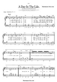 Pa browse all beatles sheet music. A Day In The Life The Beatles Free Piano Sheet Music Pdf