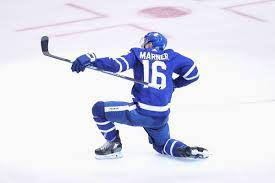Maple leafs forward mitch marner plays a game of street hockey and keeps the ball away from his dog on his way to scoring a goal. Friday S Ftb Mitch Marner Does It For The Kids Pension Plan Puppets