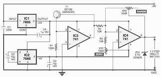 A thermometer is used to measure the temperature of different materials or substances. Digital Thermometer Circuit Diagram Digital Thermometer Circuit Diagram Thermometer