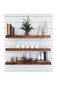 karakose ahsap cam masif ahsap 3 lu dekoratif duvar rafi kitaplik raf ciceklik ceviz renk 50 cm trendyol raf dekor kitapliklar