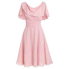 Flounce A Line Dress Light Pink 5v47561612 Size M Flounced Dress A Line Dress Casual Dresses