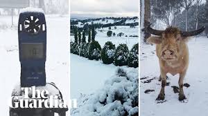 Blue mountains cut off from sydney residents of the blue mountains were this morning left isolated as heavy snow blanketed the region 62km west of sydney. Snow In Queensland And Swells In Sydney Wild Weather Lashes Australia S East Youtube