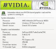 If you are facing the same problem, here is what i did to solve this. Nvidia Geforce 6200 Tc 64mb Page 3