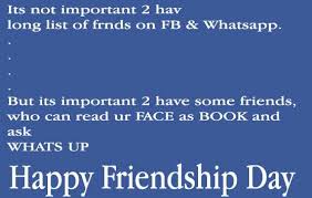 Happy Friendship day Facebook Status, Funny FB Status for ... via Relatably.com