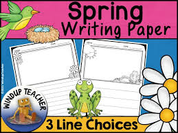 Writing a paper is hard when there's a storm of thoughts in your head and the deadline is looming closer. Spring Writing Paper Teaching Resources