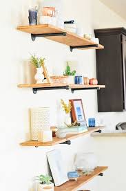 The Easiest Diy Industrial Shelving Tutorial Diy Wall Shelves Floating Shelves Living Room Floating Shelves Diy
