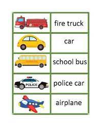 Transportation Flash Cards Free Flashcards Transportation Vocabulary Transportation Flashcards