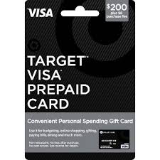 How much money can i put on a visa gift card? Visa Prepaid Card 200 6 Fee Target