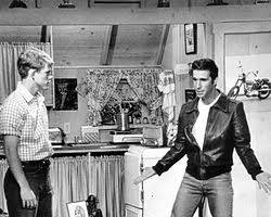 Happy Days 1974 TV series cast Henry Winkler as The Fonz Ron Howard as Richie Cunningham Anson Williams Donny Most Tom Bosley Marion Ross 1950s nostalgia ABC television stills Arnold's DriveIn leather jacket, AI generated