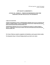‚ instructions for filling out the application form. Table Of Annex Vii Form D Fill Online Printable Fillable Blank Pdffiller