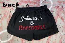 Submissive and Breedable Booty Shorts - Etsy Nederland