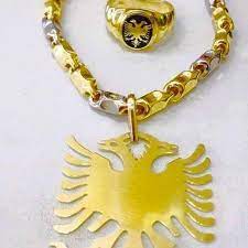 Gold Eagle Albanian Gold Eagle Gold Gold Necklace