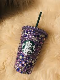 Apr 23, 2021 · there are many different ways you can customize your starbucks cups — you can add circular decals, do full wraps, add name decals and i'm sure so much more. Purple Beauty Starbucks Tumbler Make Up Personalized Tumbler Kitchen Dining Home Living Kromasol Com