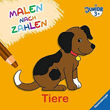 Malen Nach Zahlen Junior Tiere Nach Malen Zahlen Tiere Malen Nach Zahlen Ich Liebe Bucher Tiere