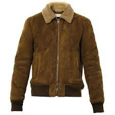 Harry Styles Wears Saint Laurent Suede And Shearling Bomber Jacket On Gma Upscalehype Mens Outdoor Fashion Mens Outfits Bomber Jacket