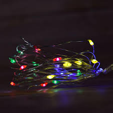 Everywhere i went i only found battery operated with timer or they were electric. 7 5 Ft 20 Led Weatherproof Battery Operated Copper Wire Rgb Multi Color Led Fairy String Lights With Timer For Christmas Wedding Centerpiece Hanging Decor On Sale Now At Best Bulk Wholesale Prices