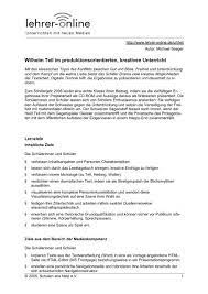47+ neu bild haus in ligurien : Wilhelm Tell Im Produktionsorientierten Kreativen Lehrer Online