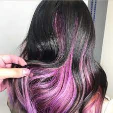 20 Bunte Peekaboo Highlights Besten Frisur Ideen Peekaboo Hair Peekaboo Highlights Hair Dark Hair With Highlights