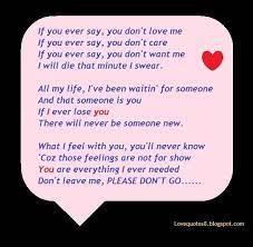 But You Say You Love Me Quotes Quotesgram