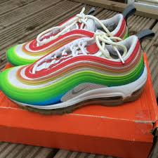 Brand New Nike Air Max 97 Lux Rainbow Edition Very Rare Only One Size Left Size 3 5 Uk My Last Ones World Wide Sh Nike Air Max 97 Crazy Sneakers New Nike Air