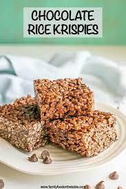 This bacon chocolate recipe consists of an unlikely pairing. Chocolate Rice Krispies Family Food On The Table