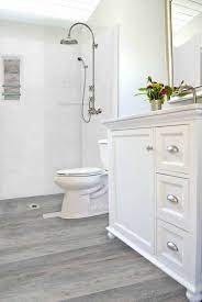 Here are the best ways to remove stains, mold, rust and soap scum from if you often leave the bathroom floor as the last area to be cleaned, you're not alone. Sterling Oak Zero Threshold 60 Alcove Lifeproof Flooring Wood Collect American Bath Factory