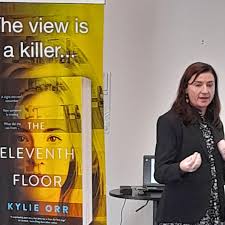 It was lovely to host author Kylie Orr during the week at Montrose Library.  Kylie outlined her journey publishing her book The Eleventh Floor and also  signed books for attendees. Reserve Kylie's