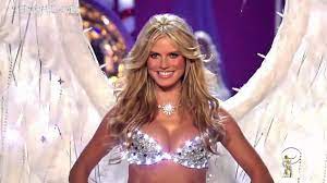 Heidi klum, 48, proves she is still a 10 as she shows off her toned tummy and underboob in homemade crop top while cheering on german soccer: New Heidi Klum Victoria S Secret Fashion Show Compilation 1997 2009 By Supermodels Channel Youtube