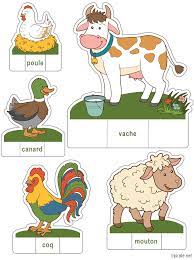 Tres bien , permet a l'enfant de s'exprimer par le dessin , et de l'occupper quelques temps aux lieu de s'abrutir devant la tv. Apprendre Les Noms Des Animaux De La Ferme En Les Decoupant Animal Crafts For Kids Farm Crafts Animal Crafts