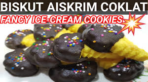 Resepi biskut aiskrim sukatan cawan. Resepi Fancy Ice Cream Cookies Biskut Aiskrim Coklat Edisi Raya Viral Memang Sedap 4k Uhd Youtube