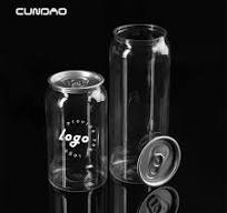 High Quality Wholesale 250ml 330ml 500ml 650ml Plastic Can for Beverages  Custom Clear Soda Cans
