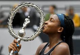 Cori coco gauff practices ahead of the wimbleton tournament at the the all england lawn tennis and croquet club in london on june 29 cori 'coco' gauff beats venus williams at wimbledon. Coco Gauff 15 Wins Her First Singles Title The New York Times