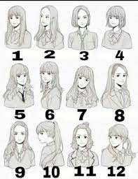 Drawing Hair Bangs Hairstyles 60 Ideas Anime Hair How To Draw Hair Hair Art