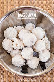 Bakso Ayam Recipe Food Cooking Recipes Recipes