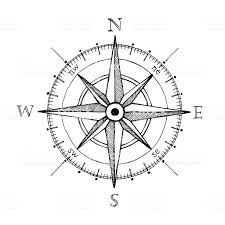 Compass Wind Rose Hand Drawn Design Element Kompass Tatowierungs Design Kompass Design Kompass Tattoo Vorlage