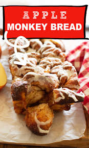 Apple Pie Monkey Bread Easier Than Fritters Bread Recipes Sweet Apple Pie Monkey Bread Recipe Bread Pull Apart Recipes