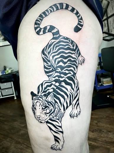 Thigh tiger 🦵🏻🐅