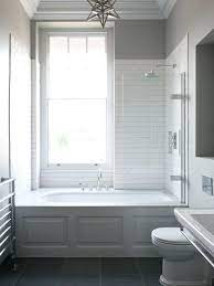 Most alcove bathtubs have shower heads these days, necessitating the installation of a water barrier of some kind. Lovely Soaker Tub Shower Combo Bathtubs Idea Tub Shower Combo Alcove Bathtub White Drop In Bathtub With Bathroom Tub Shower Combo Small Bathroom Tub Shower Tub