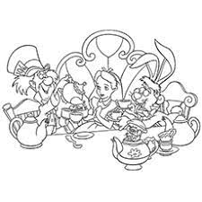 Alice in wonderland coloring pages are a fun way for kids of all ages to develop creativity, focus, motor skills and color recognition. Top 10 Free Printable Alice In Wonderland Coloring Pages Online