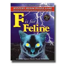 And, they push the envelope, when it comes to what we expect in surface design. Mystery Jigsaw Puzzle F Is For Feline 2x500pcs
