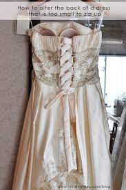 How To Alter The Back Of A Dress That Is Too Small To Zip Up Vivat Veritas