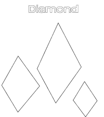 Learn about famous firsts in october with these free october printables. Diamond Shape Drawing Diamond Shape Coloring Pages In 2021 Shape Coloring Pages Coloring Pages Diamond Shapes