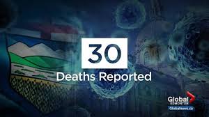Alberta Reports Record Breaking 30 Covid 19 Deaths On Thursday 1 571 New Cases Globalnews Ca